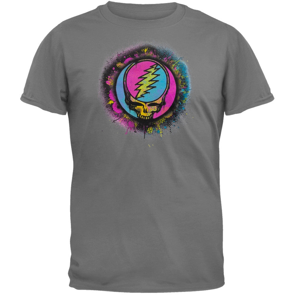 Grateful Dead - Splatter SYF Charcoal T-Shirt Men's T-Shirts Grateful Dead   