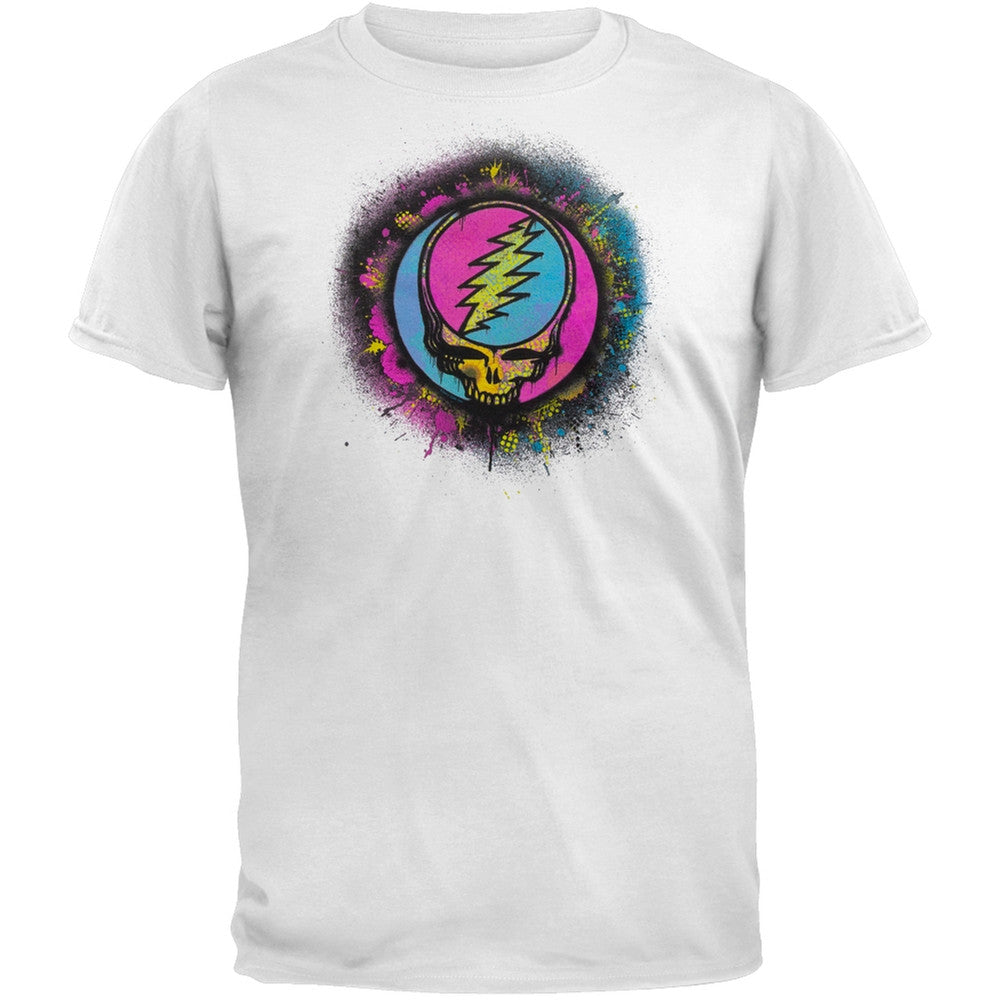 Grateful Dead - Splatter SYF White T-Shirt Men's T-Shirts Grateful Dead   