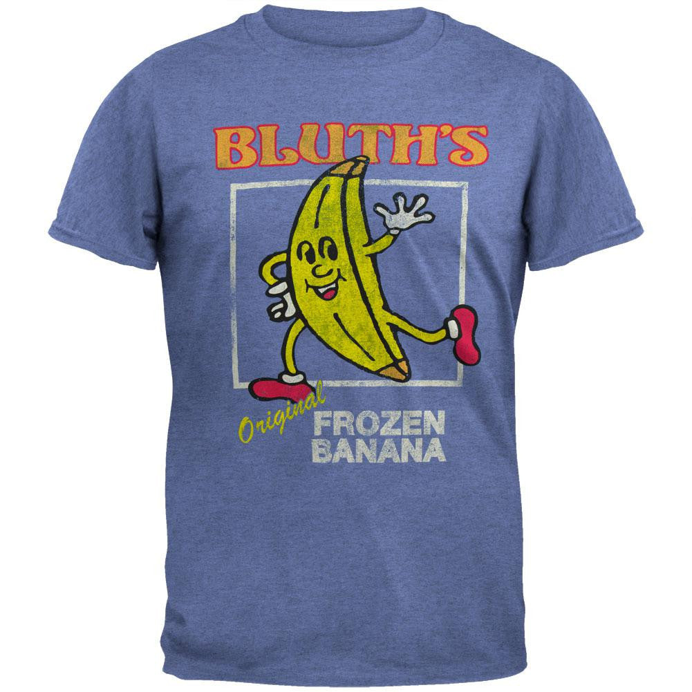 Arrested Development - Large Frozen Banana Soft T-Shirt Men's T-Shirts Arrested Development SM Blue 