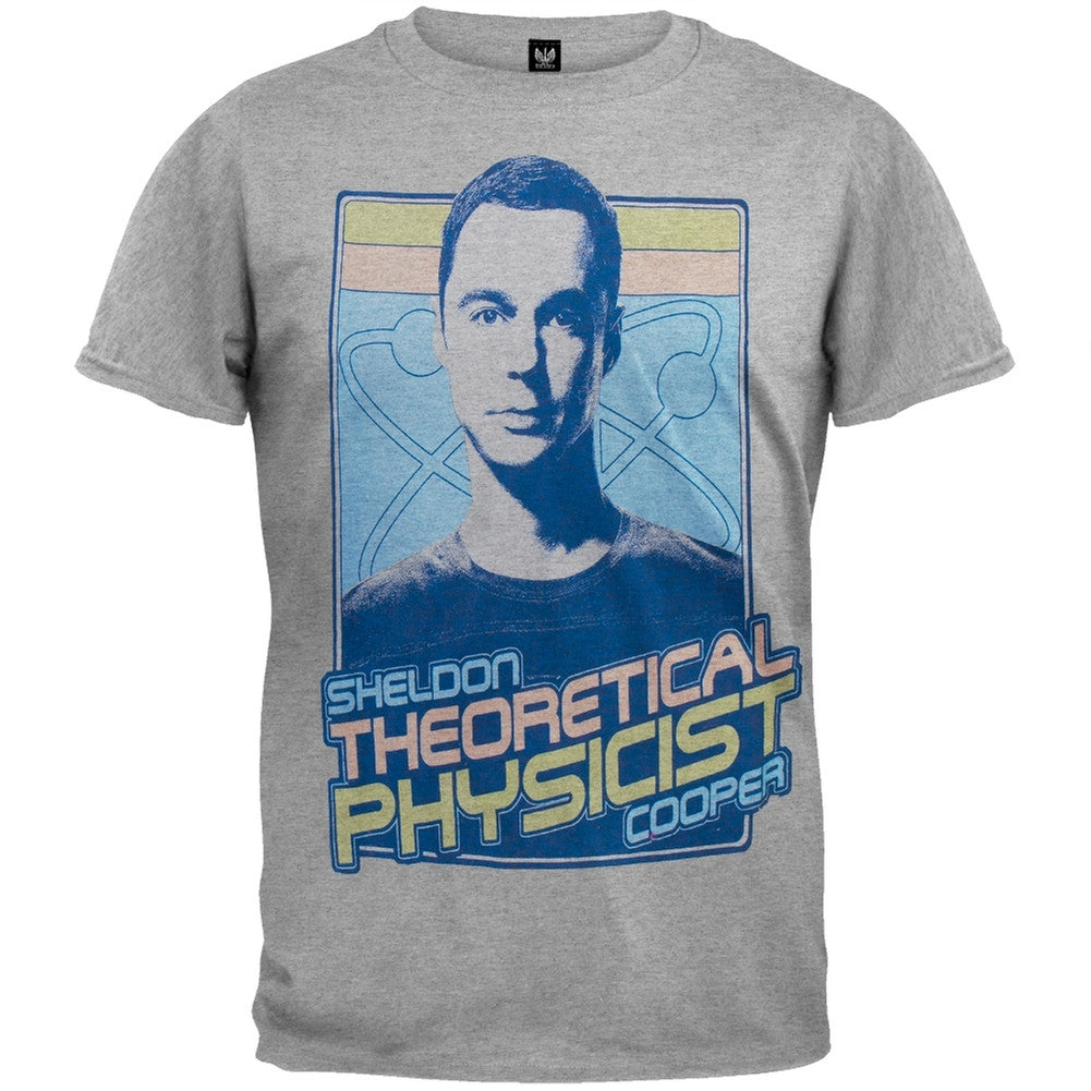 Big Bang Theory - Theoretical Physicist Soft T-Shirt Men's T-Shirts Big Bang Theory SM Grey 