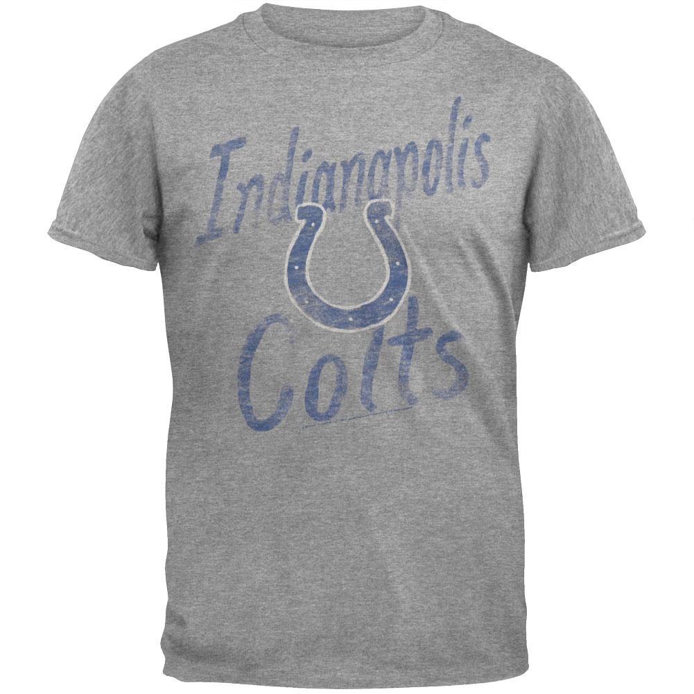 Indianapolis Colts - Game Day Soft T-Shirt Men's T-Shirts Indianapolis Colts 2XL Grey 