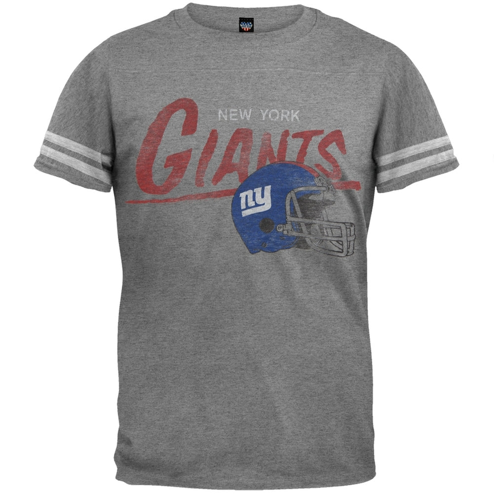 New York Giants - Throwback Soft Grey T-Shirt Men's T-Shirts New York Giants 2XL Grey 