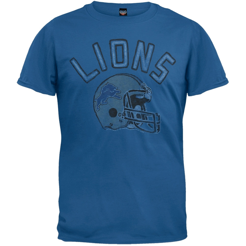 Detroit Lions - Kick Off Soft T-Shirt Men's T-Shirts Detroit Lions 2XL Blue 