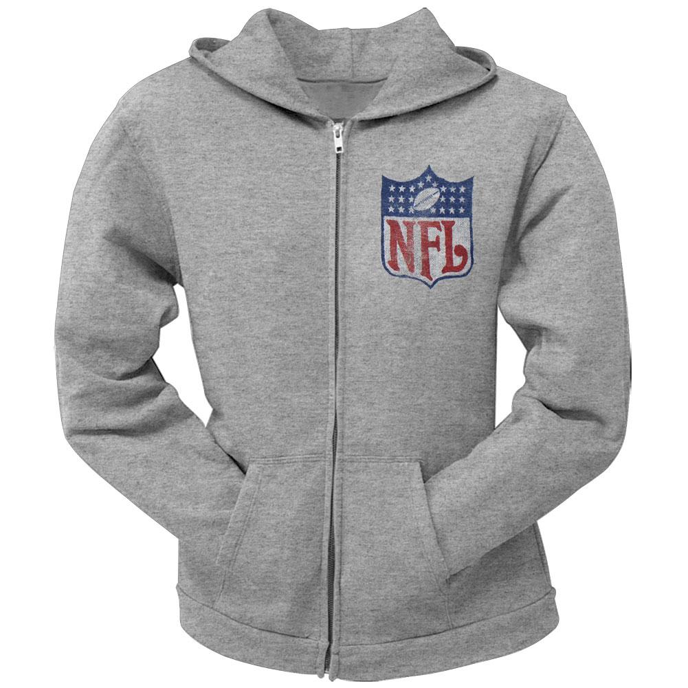 NFL - Logo Sunday Juniors Zip Hoodie Juniors Hoodies National Football League LG Grey 