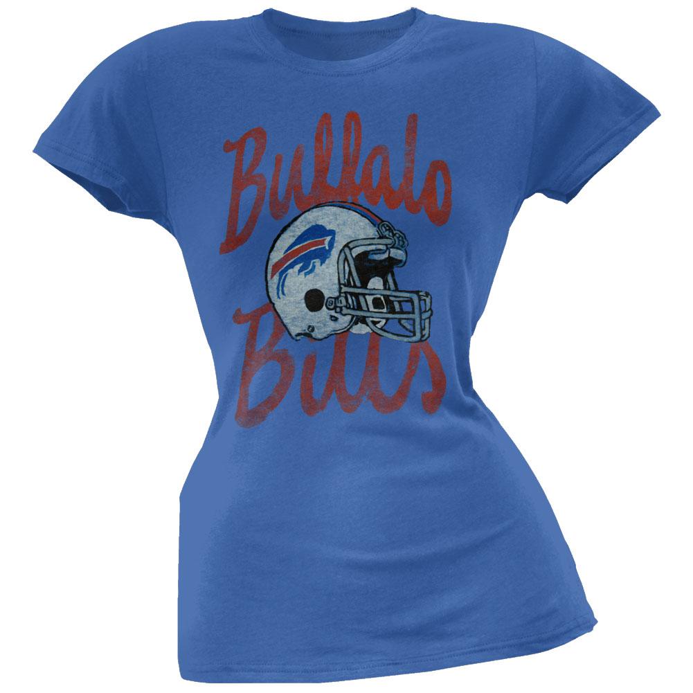 Buffalo Bills - Kick Off Juniors T-Shirt Juniors T-Shirts Buffalo Bills SM Blue 