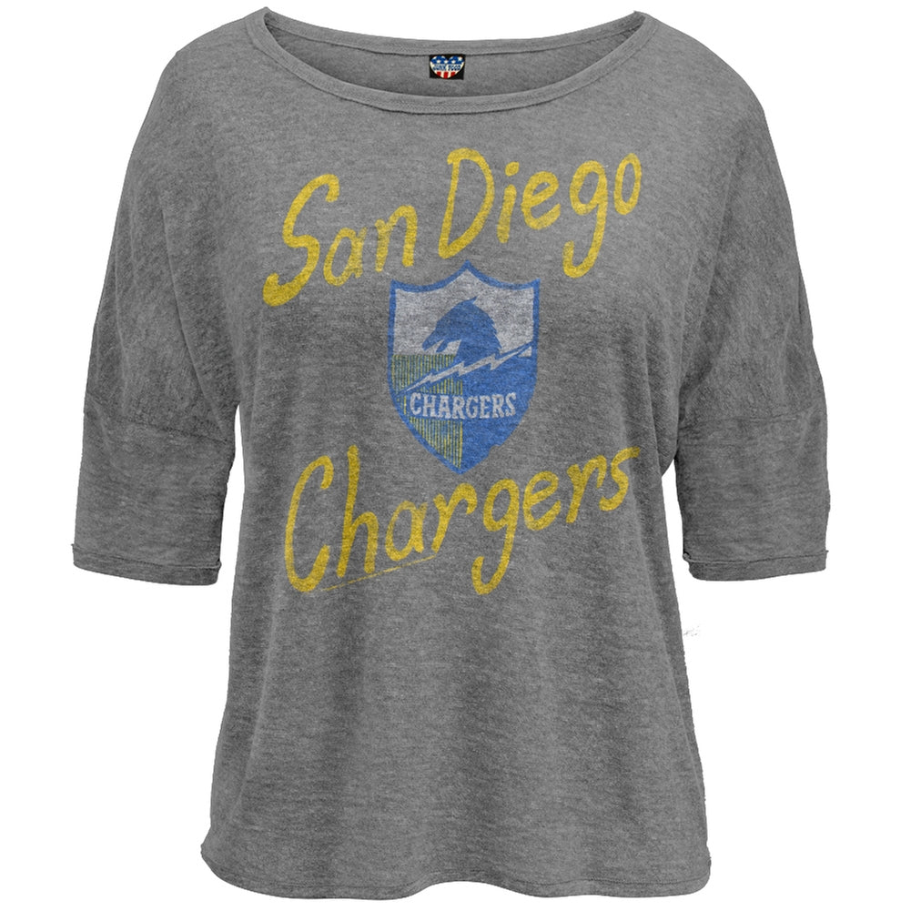 San Diego Chargers - Game Day Juniors T-Shirt Juniors T-Shirts San Diego Chargers LG Grey 