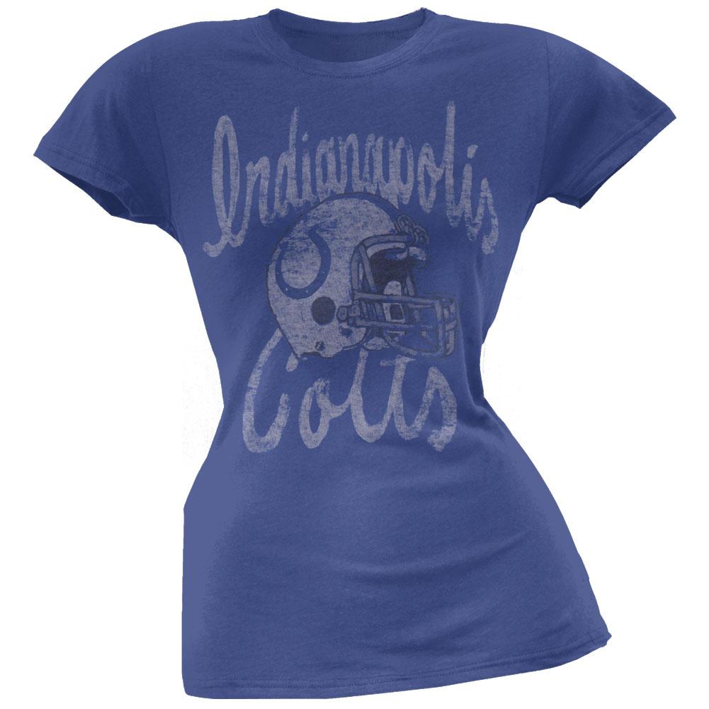 Indianapolis Colts - Kick Off Juniors Blue T-Shirt Juniors T-Shirts Indianapolis Colts LG Blue 