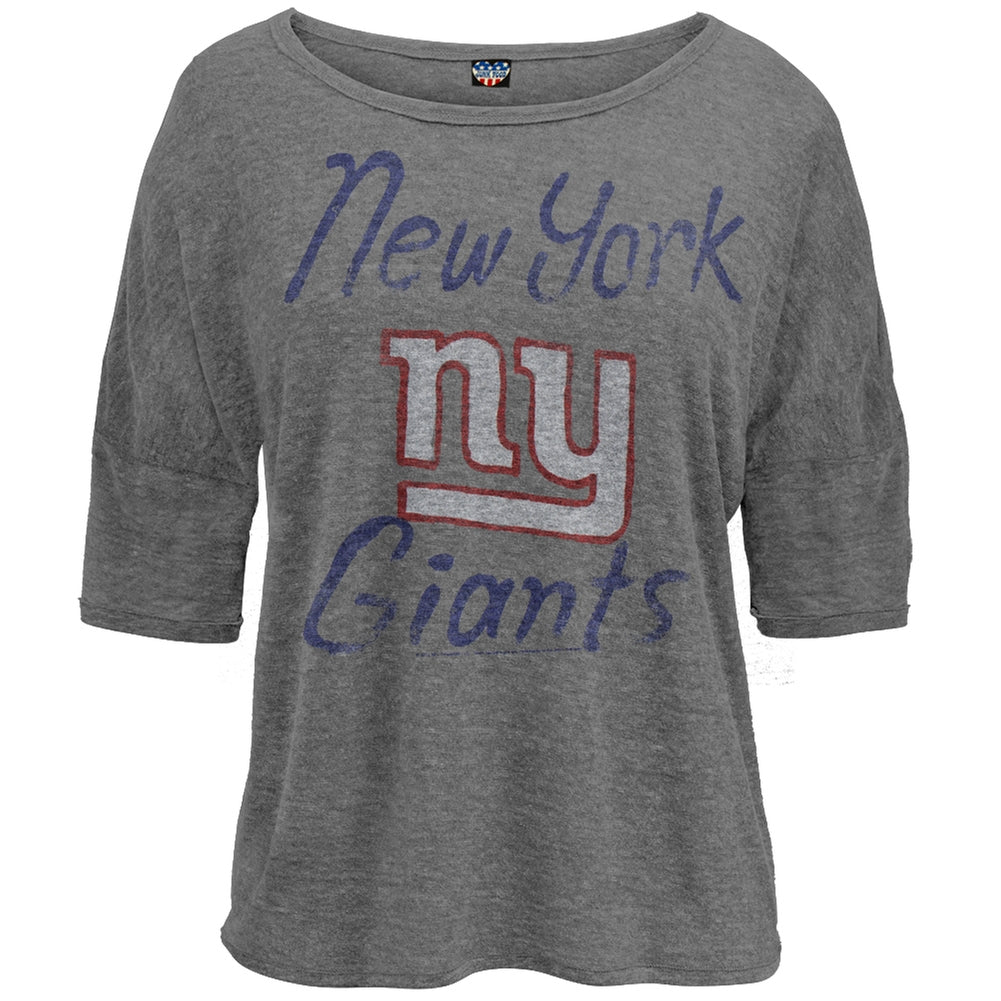 New York Giants - Game Day Juniors T-Shirt Juniors T-Shirts New York Giants LG Grey 