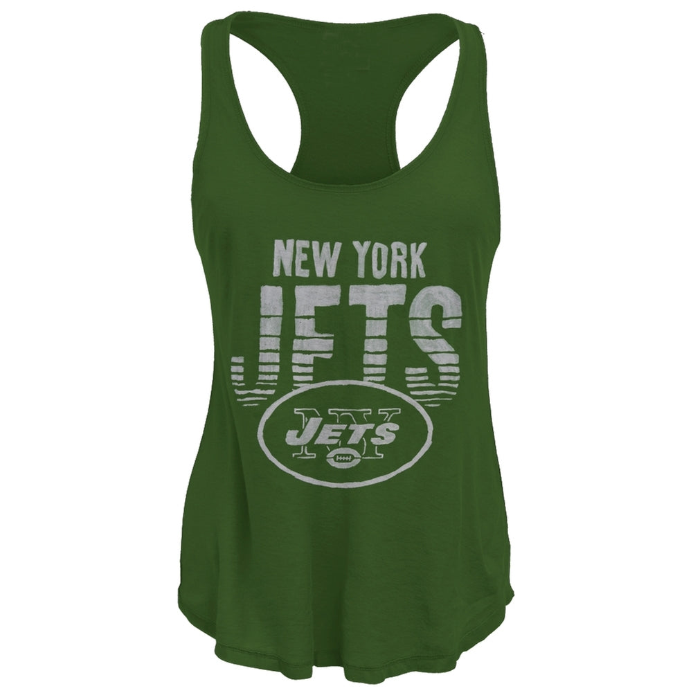 New York Jets - Touchdown Juniors Tank Top Juniors Tank Tops New York Jets LG Green 
