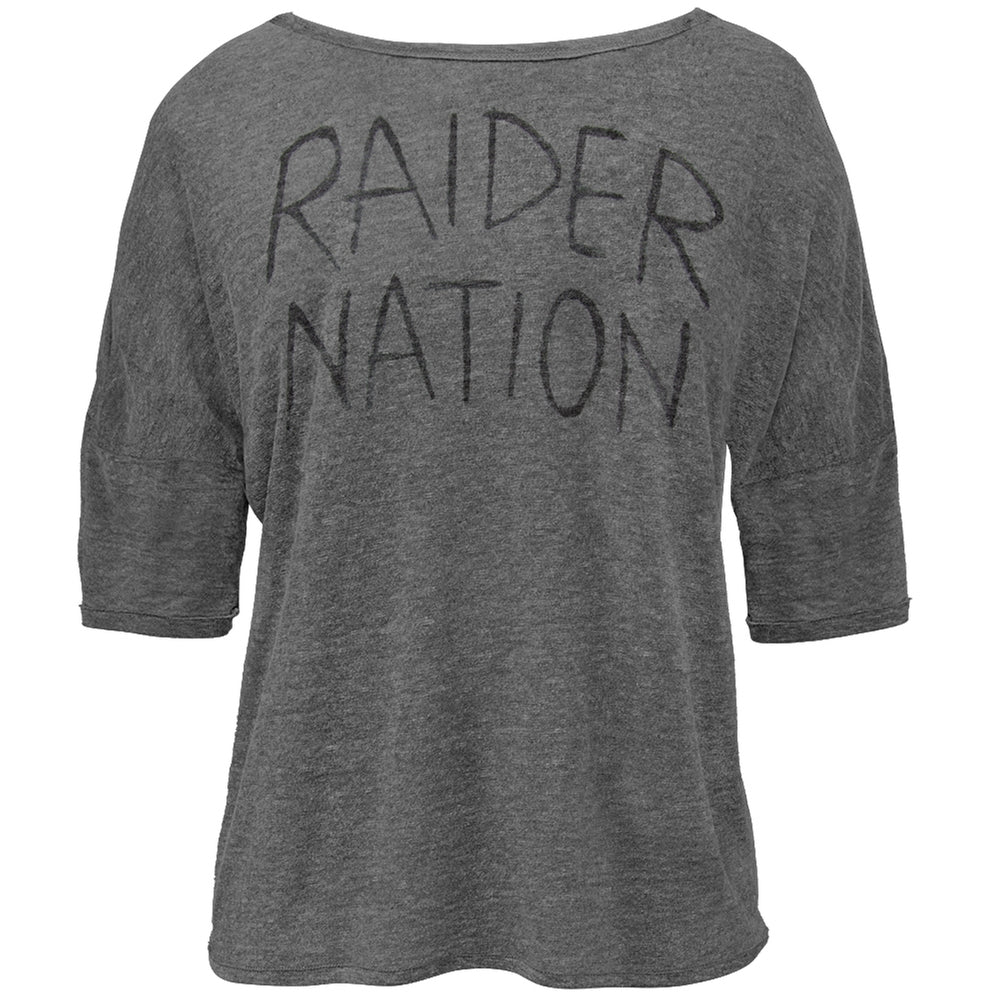 Oakland Raiders - Game Day Juniors T-Shirt Juniors T-Shirts Oakland Raiders   