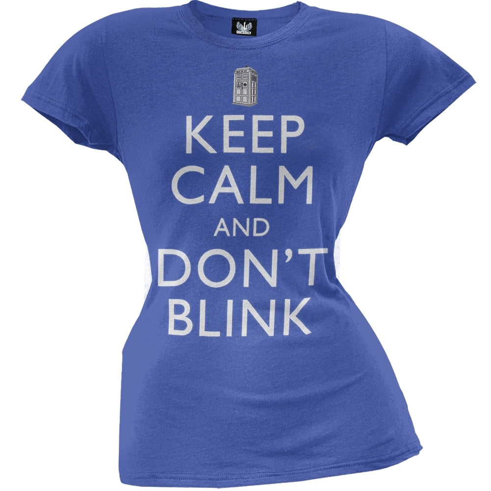 Doctor Who - Keep Calm Juniors T-Shirt Juniors T-Shirts Doctor Who   