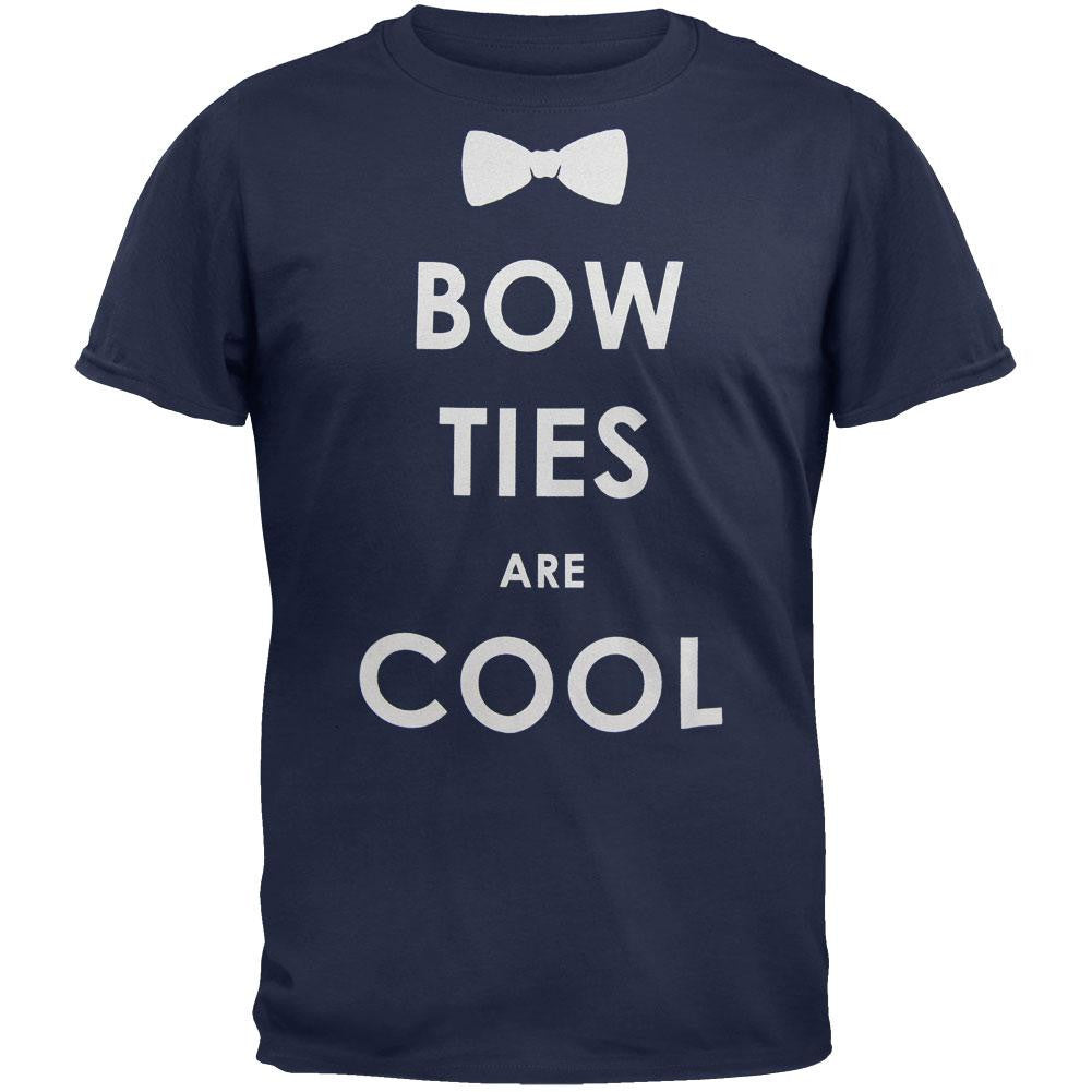 Doctor Who - Bow Ties Are Cool T-Shirt Men's T-Shirts Doctor Who 2XL Blue 