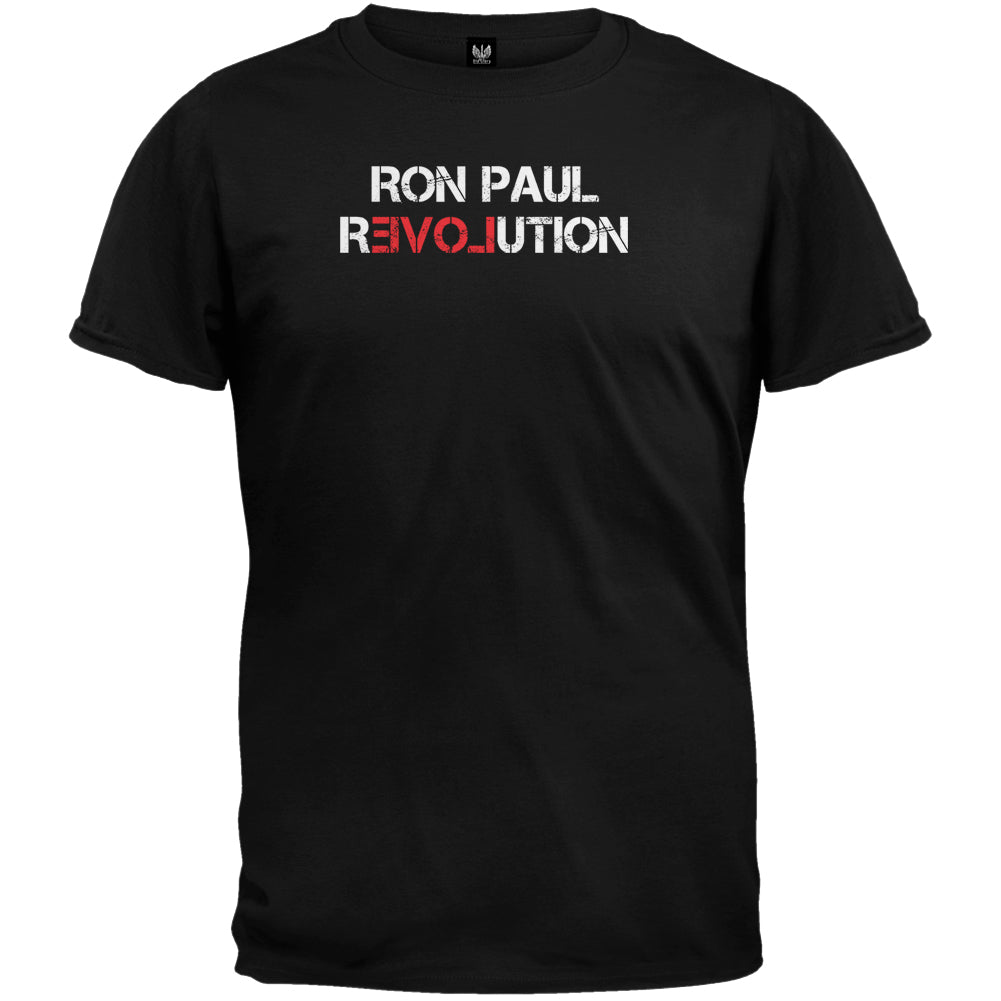 Ron Paul - Revolution T-Shirt Men's T-Shirts Old Glory 2XL Black 