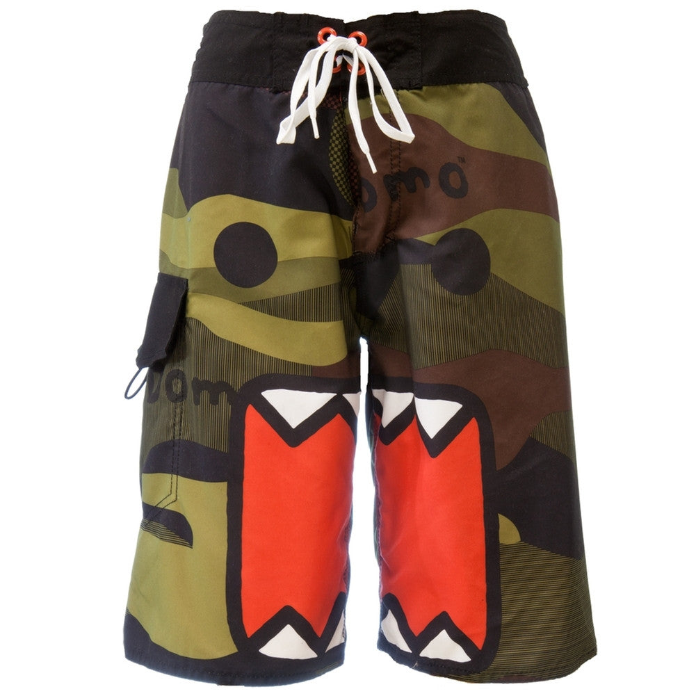 Domo - Face Camo Board Shorts Men's Swim Trunks & Board Shorts Domo 28 Multi 