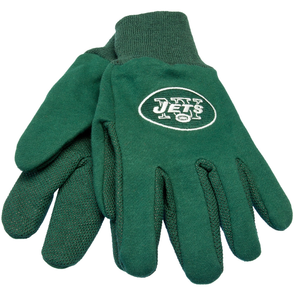 New York Jets - Logo Utility Gloves Gloves Old Glory OS Green 