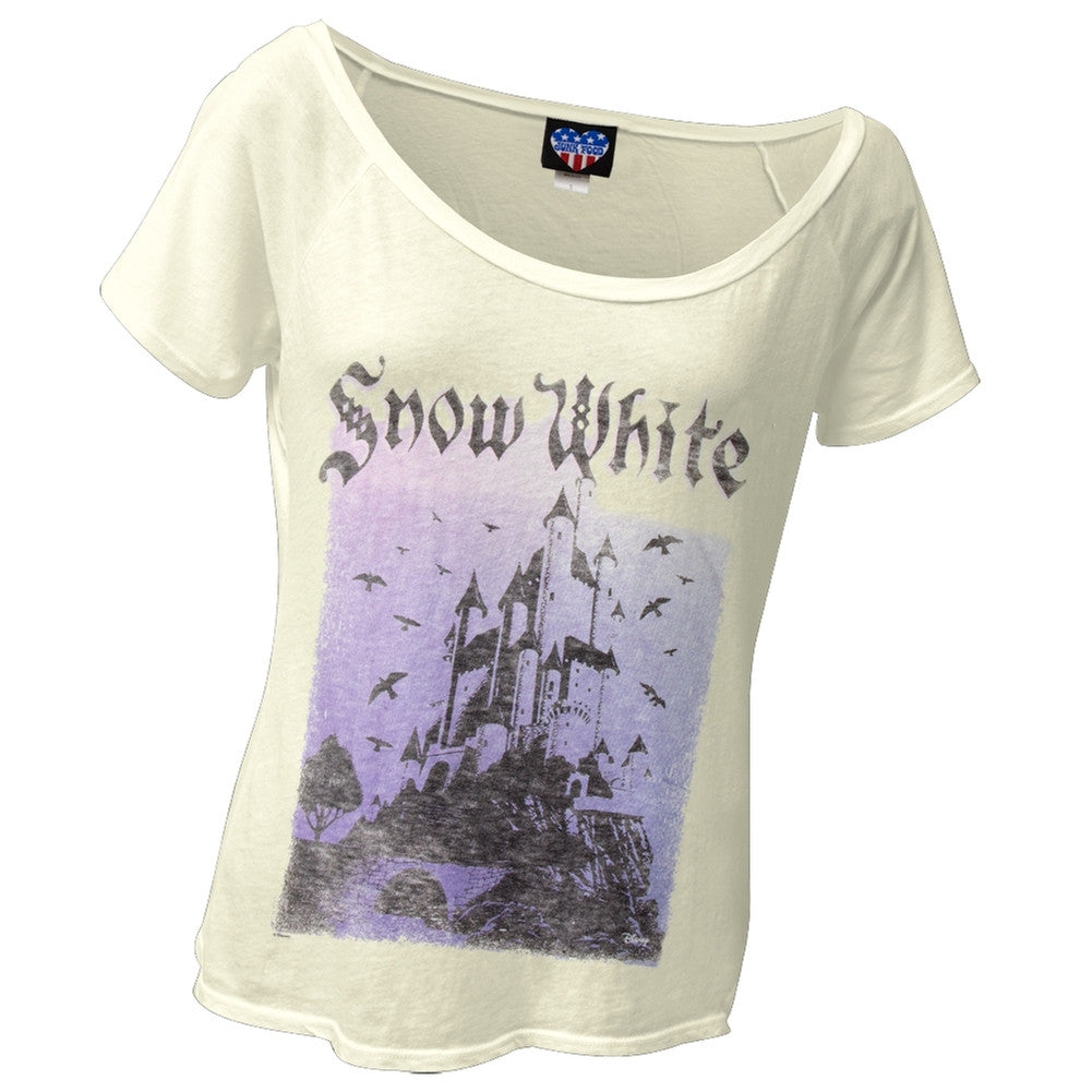 Snow White - Castle Juniors T-Shirt Juniors T-Shirts Snow White LG Off-White