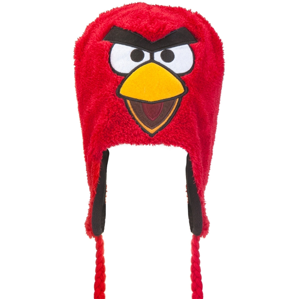 Angry Birds - Red Bird Big Face Plush Peruvian Hat Peruvian Knit Hats Old Glory   