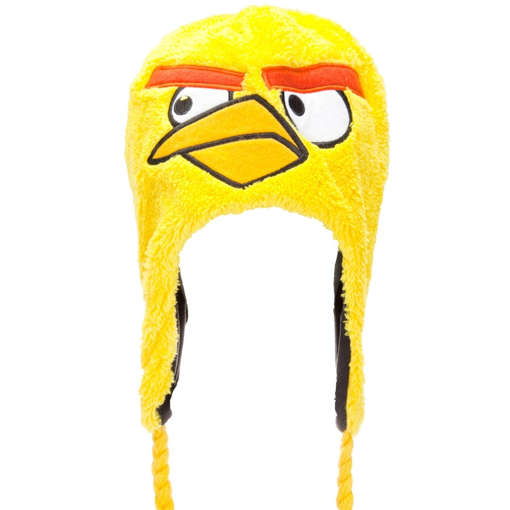 Angry Birds - Yellow Bird Big Face Plush Peruvian Hat Peruvian Knit Hats Old Glory   