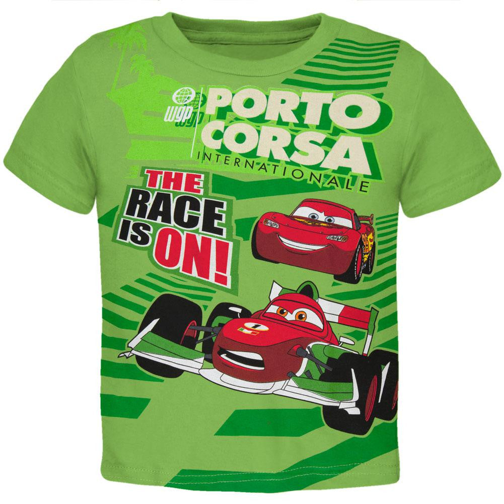 Cars - Porta Corsa Toddler T-Shirt Toddler T-Shirts Cars (Movie) 2T Green 