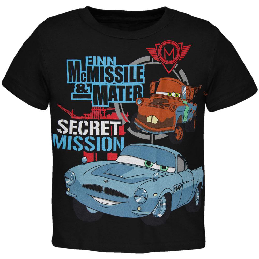 Cars - Secret Mission Toddler T-Shirt Toddler T-Shirts Cars (Movie) 2T Black 