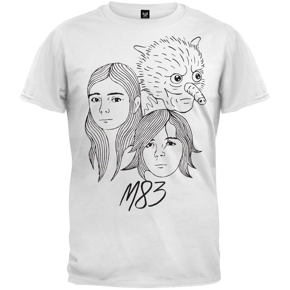 M83 - Faces Soft T-Shirt Men's T-Shirts M83   