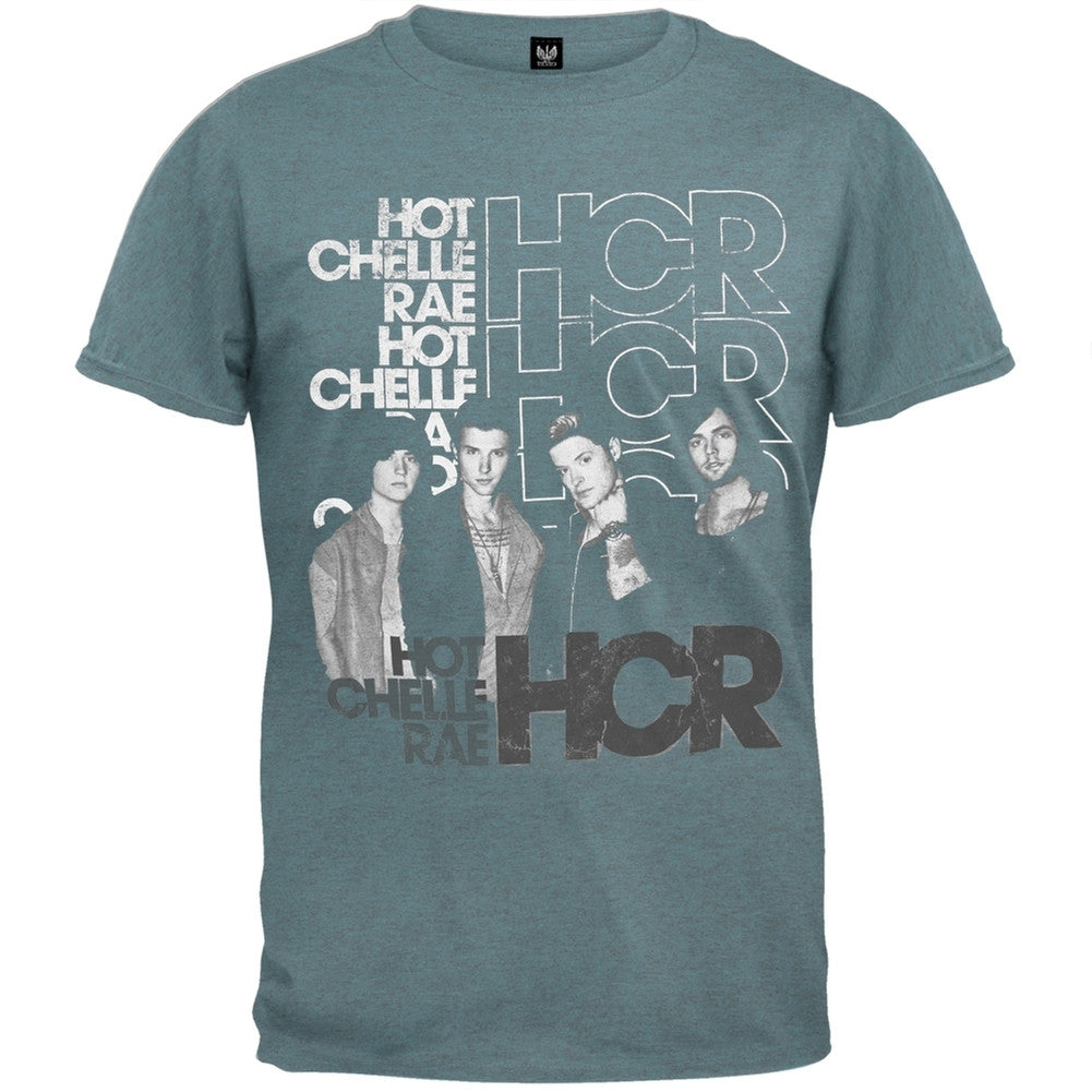 Hot Chelle Rae - Repeat Logo Soft T-Shirt Men's T-Shirts Hot Chelle Rae LG Blue