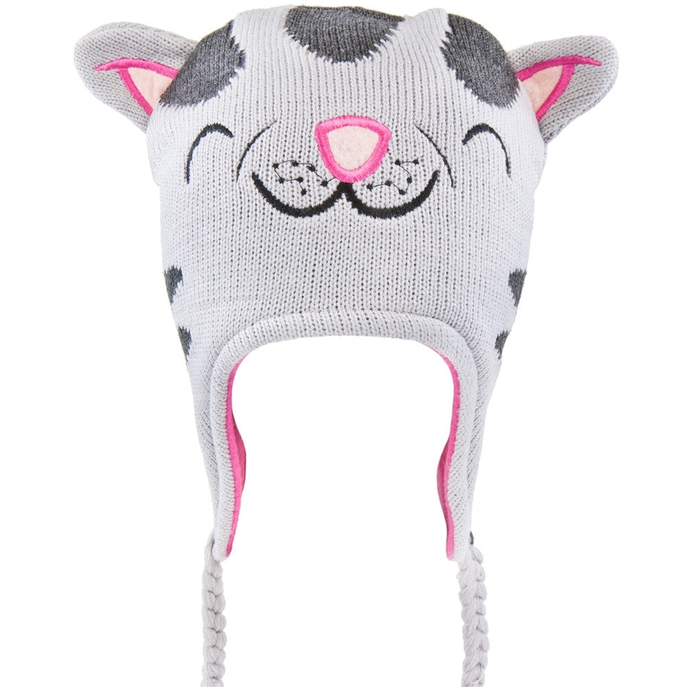 Big Bang Theory - Soft Kitty Peruvian Knit Hat Peruvian Knit Hats Old Glory OS Grey 