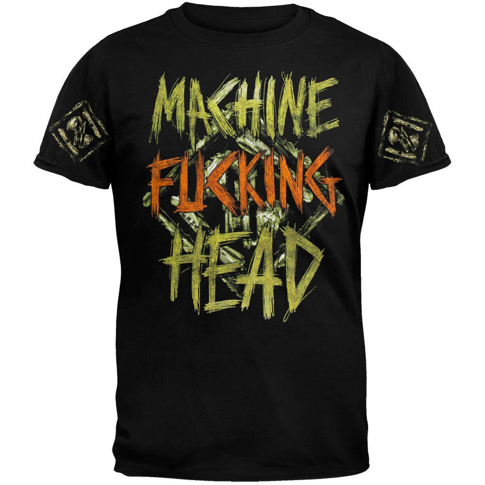 Machine Head - Headbang Fucking Head T-Shirt Men's T-Shirts Machine Head MD Black 