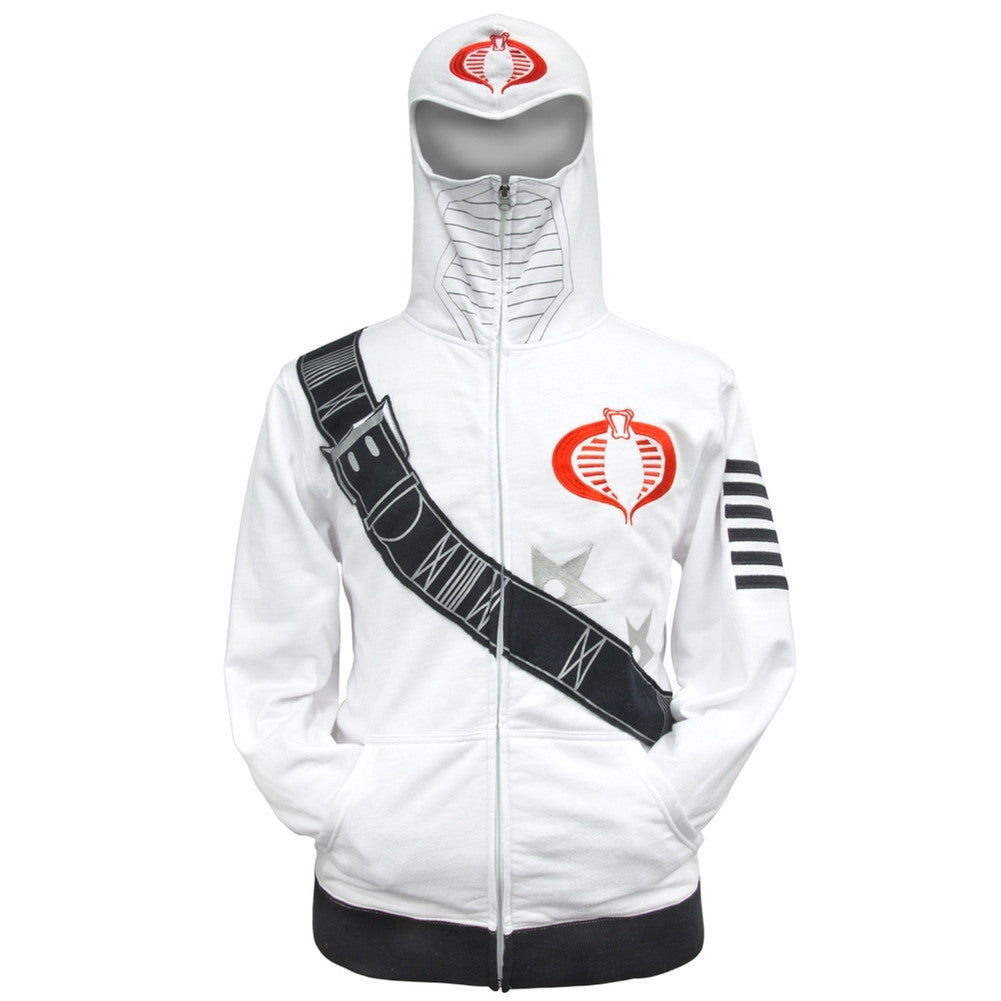 G.I. Joe - I Am Storm Costume Zip Hoodie Men's Hoodies G.I. Joe LG White