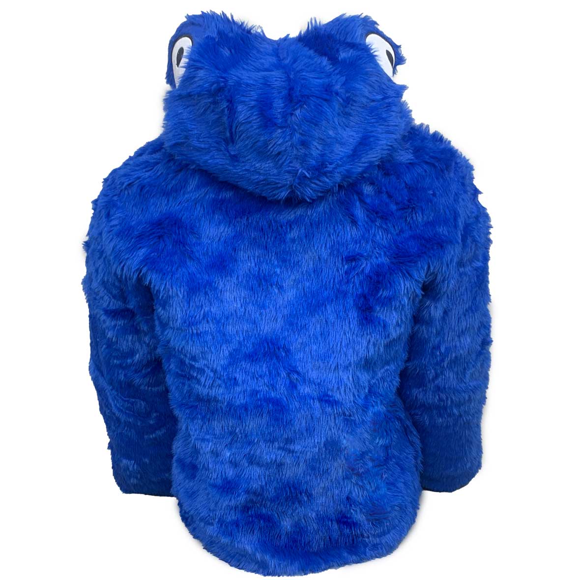 Sesame Street Cookie Monster Costume Plush Mens Zip Hoodie Men's Hoodies Sesame Street   