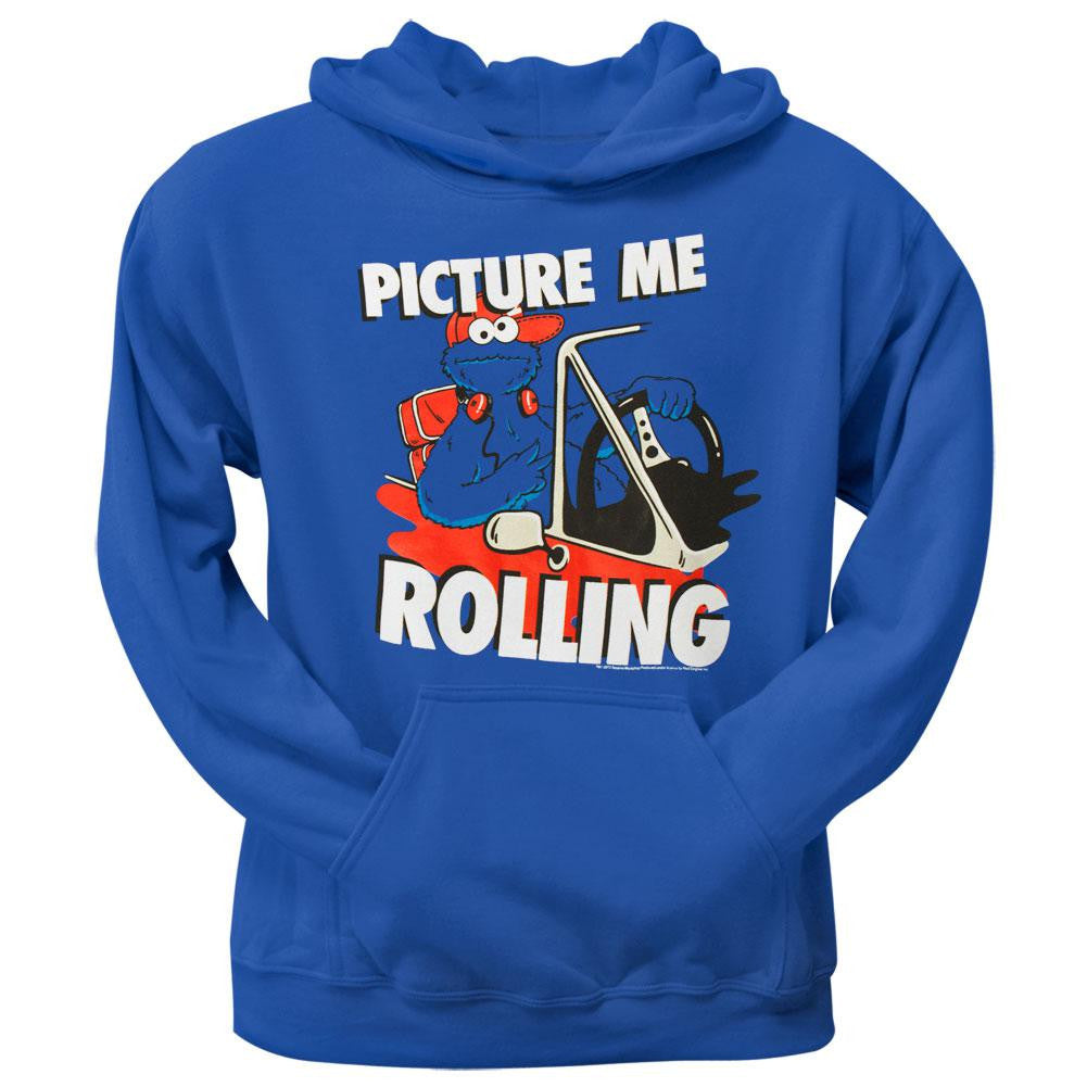 Sesame Street - Picture Me Rolling Mens Pullover Hoodie Men's Hoodies Sesame Street SM Blue 