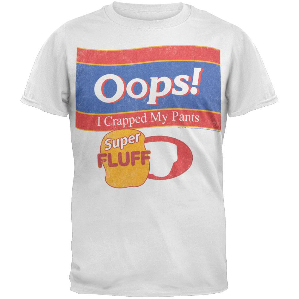 Saturday Night Live - Oops T-Shirt Men's T-Shirts Saturday Night Live 2XL White 