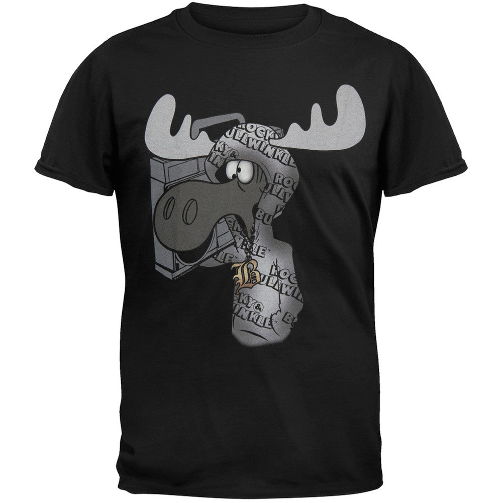 Rocky And Bullwinkle - Gwinkle Soft T-Shirt Men's T-Shirts Rocky & Bullwinkle LG Black