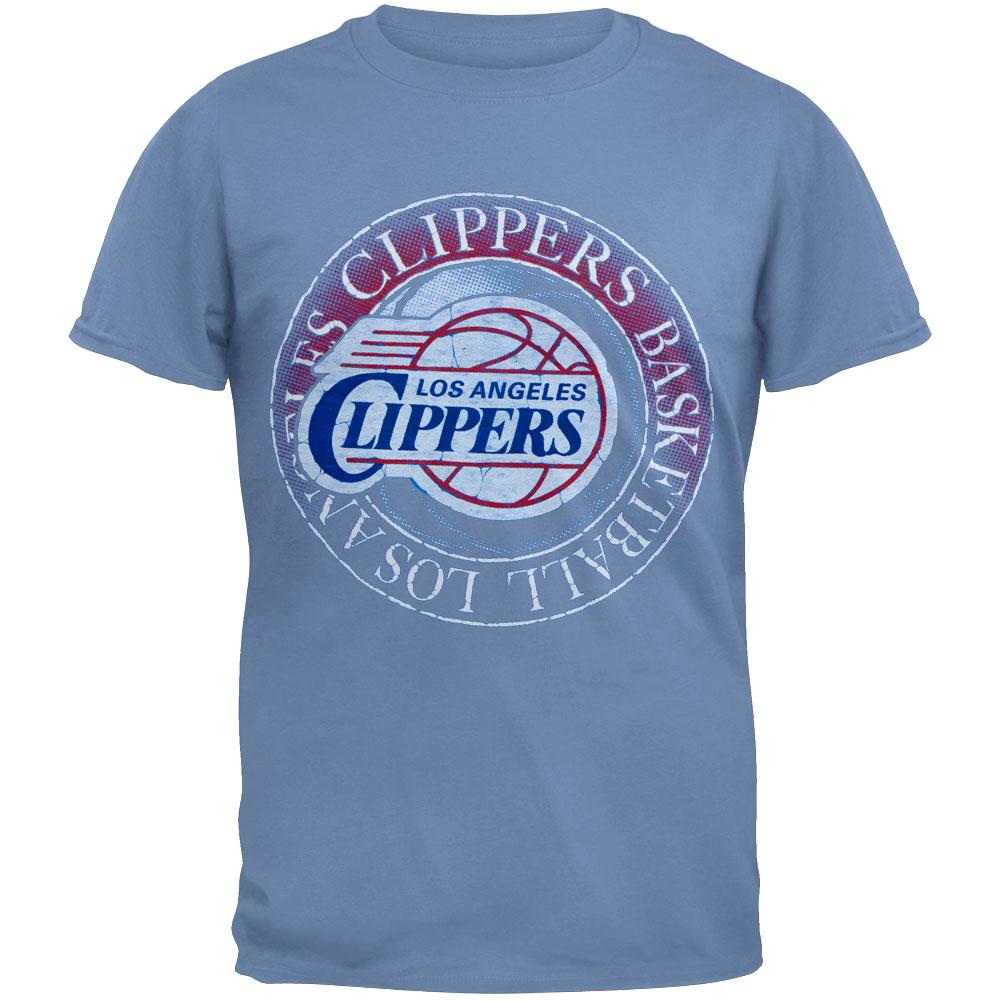 Los Angeles Clippers - Basketball Logo Soft T-Shirt Men's T-Shirts Los Angeles Clippers 2XL Blue 