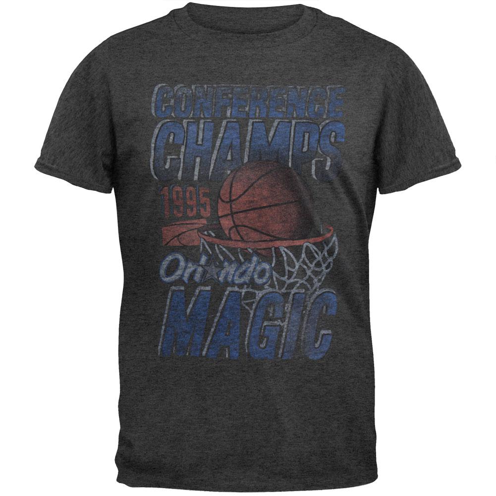 Orlando Magic - '95 Conference Champs Soft T-Shirt Men's T-Shirts Orlando Magic 2XL Grey 