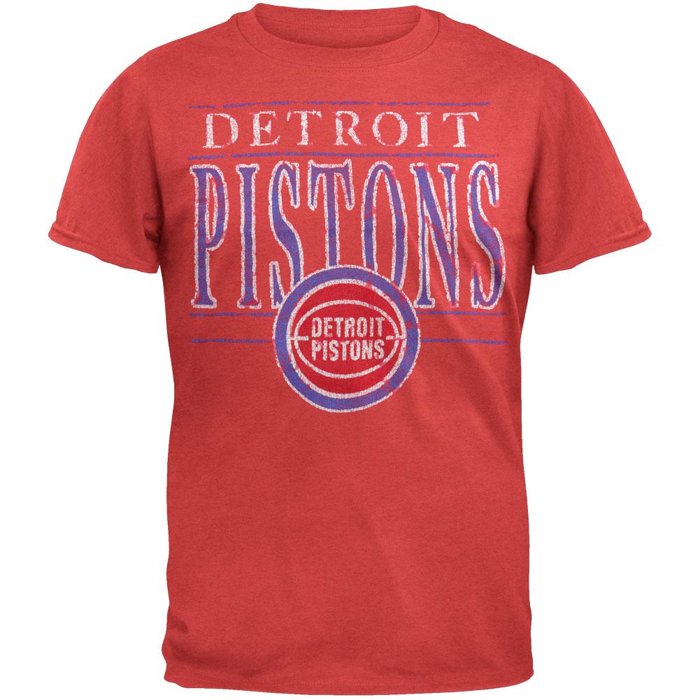 Detroit Pistons - Crackle Classic Logo Soft T-Shirt – Old Glory