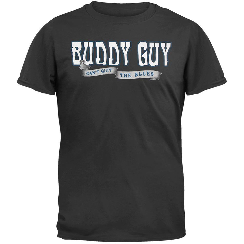 Buddy Guy - Can't Quit 2009 Tour T-Shirt Men's T-Shirts Buddy Guy   