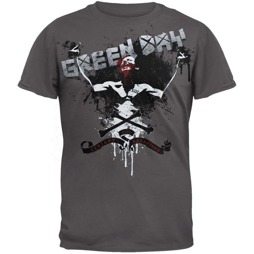 Green Day - Finger Tour T-Shirt Men's T-Shirts Green Day SM Grey 