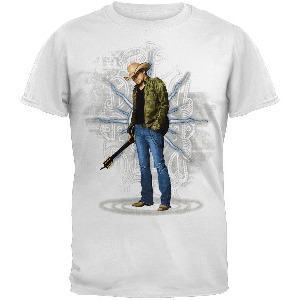 Jason Aldean - Ripped Jeans 2010 Tour T-Shirt Men's T-Shirts Jason Aldean 2XL White 