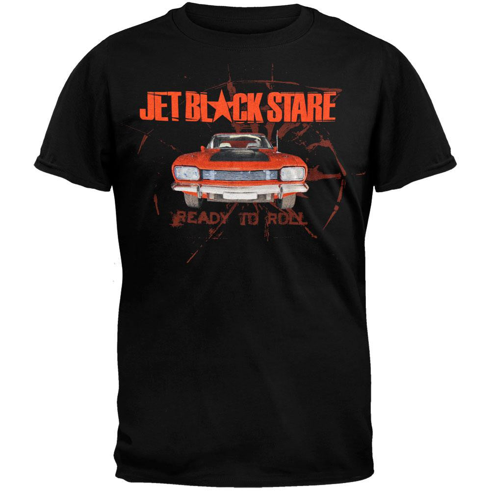 Jet Black Stare - Car T-Shirt Men's T-Shirts Jet Black Stare SM Black 