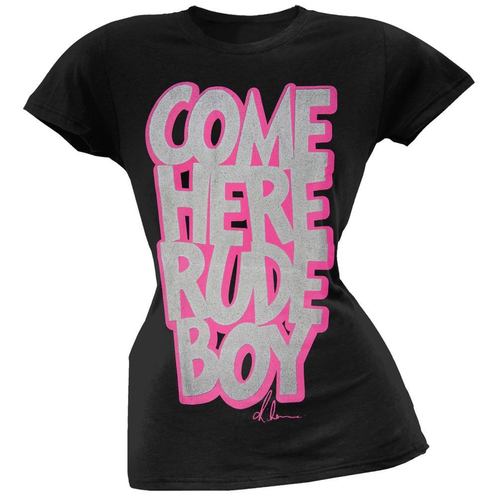 Rihanna - Rude Boy Juniors T-Shirt Juniors T-Shirts Rihanna   