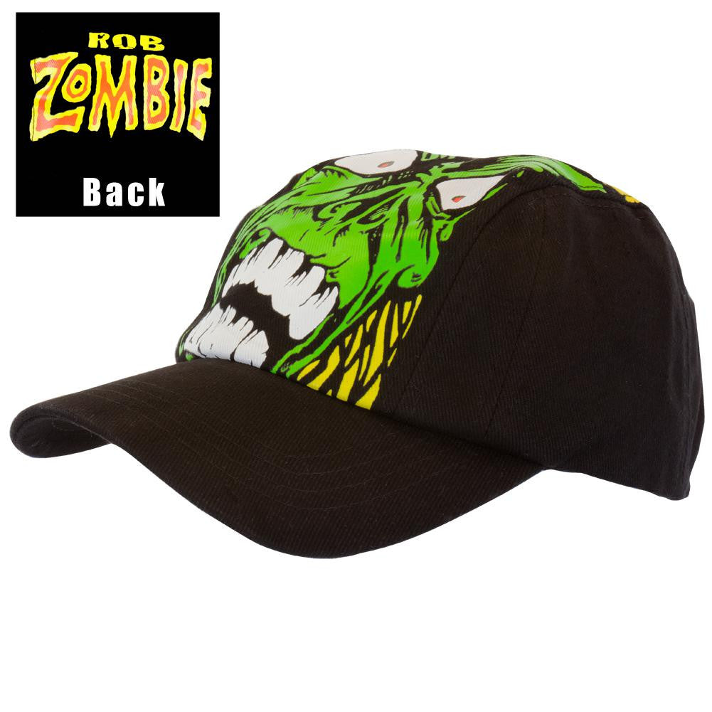 Rob Zombie - All-Over Zombie Flex-Fitted Cap Fitted Baseball Caps Old Glory   