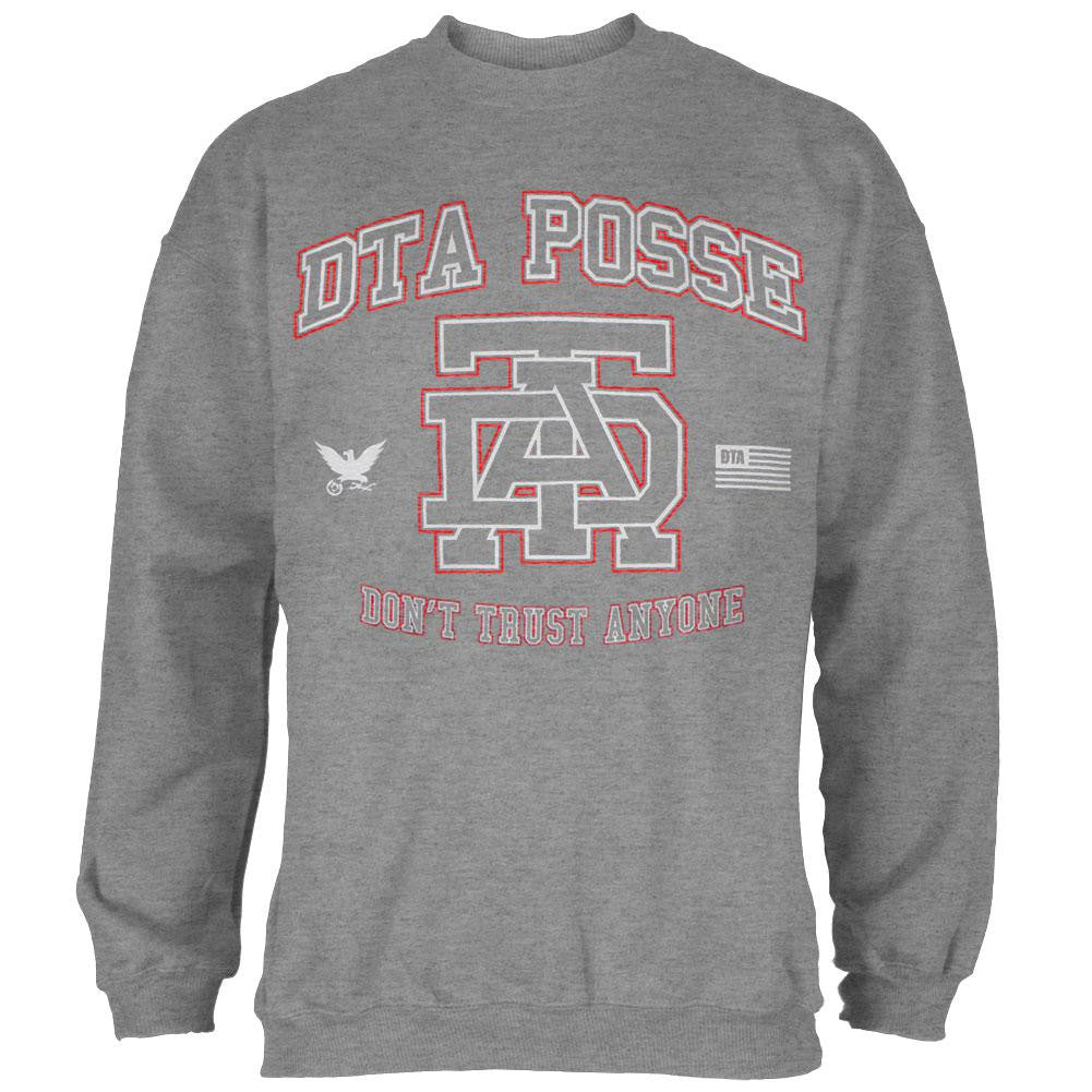 DTA - Campus Crew Neck Sweatshirt Men's Sweatshirts DTA 2XL Grey 