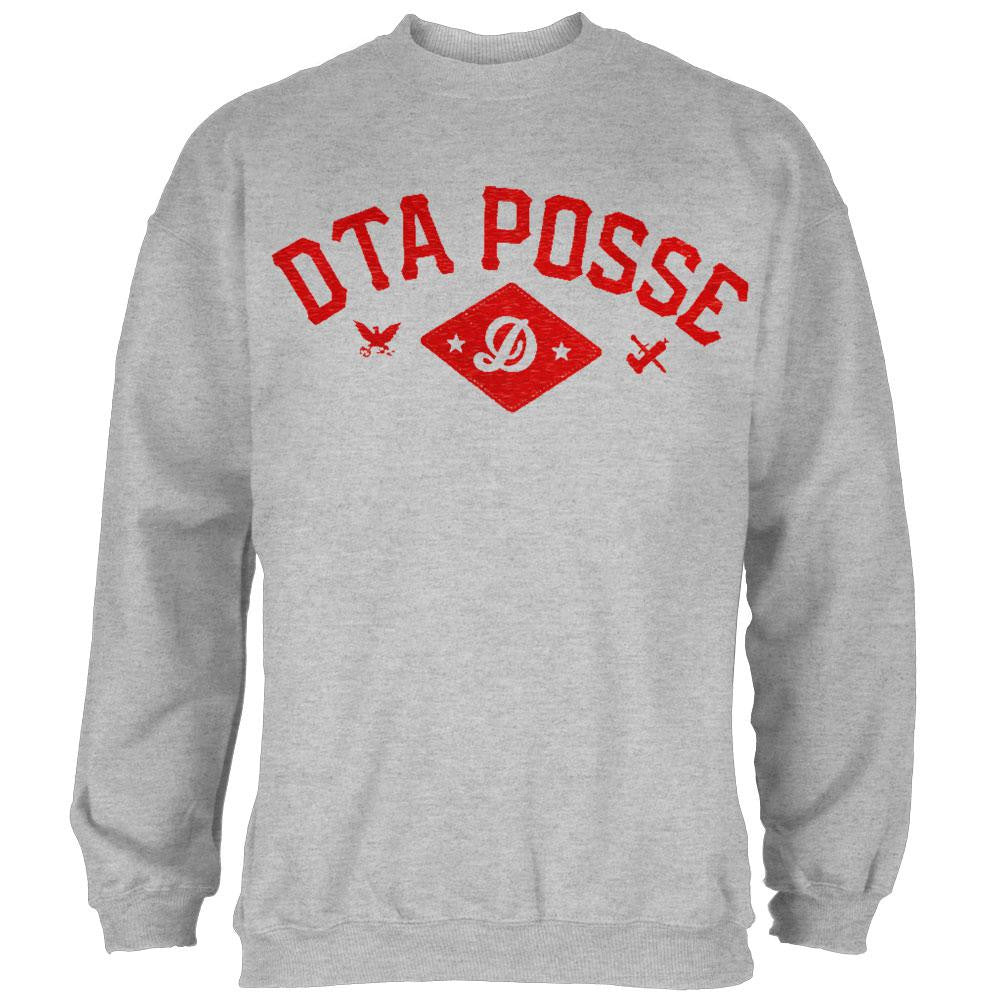 DTA - Patched Up Crewneck Men's Sweatshirts DTA 2XL Grey 