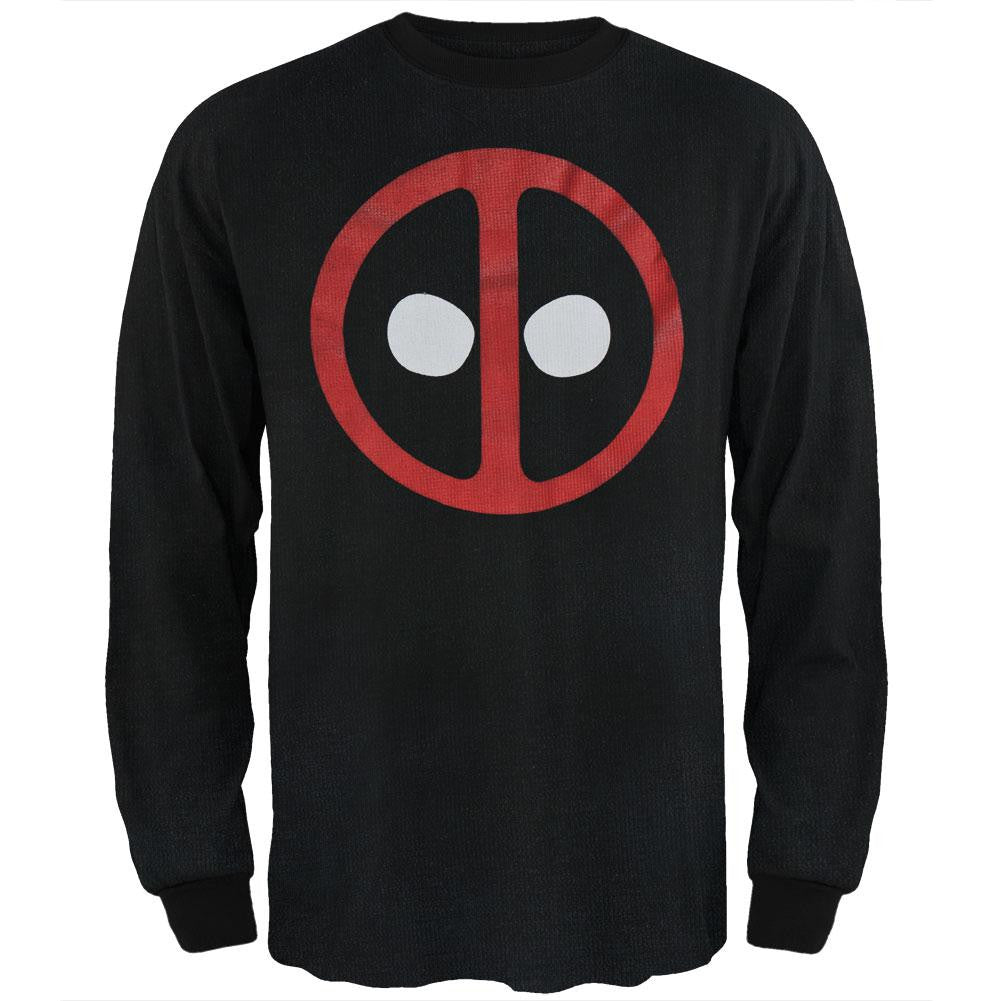 Deadpool - Deadpool Icon Thermal Men's Thermals Deadpool 2XL Black 