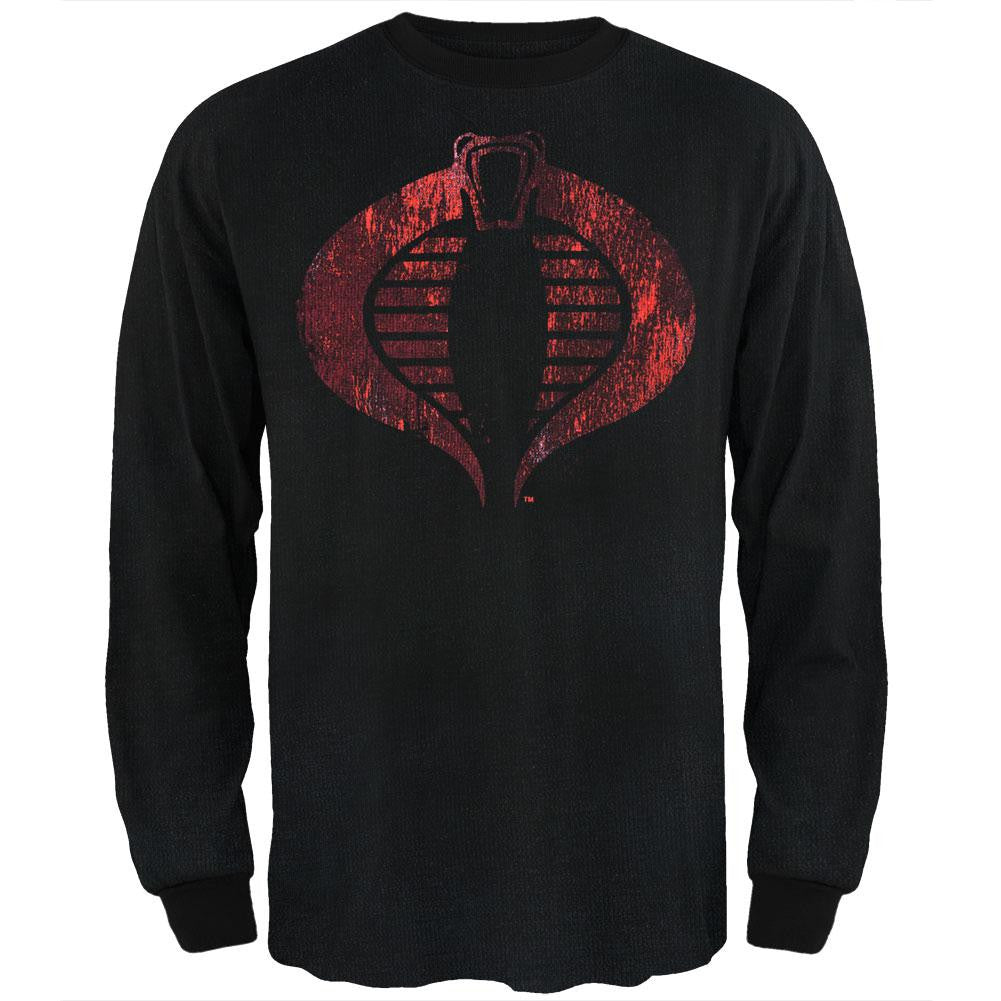 GI Joe - Cobricon Thermal Men's Thermals G.I. Joe LG Black 