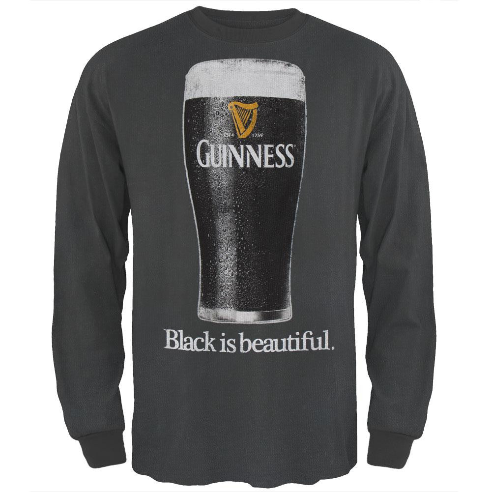 Guinness Men's Grey Baseball T-Shirt-Large