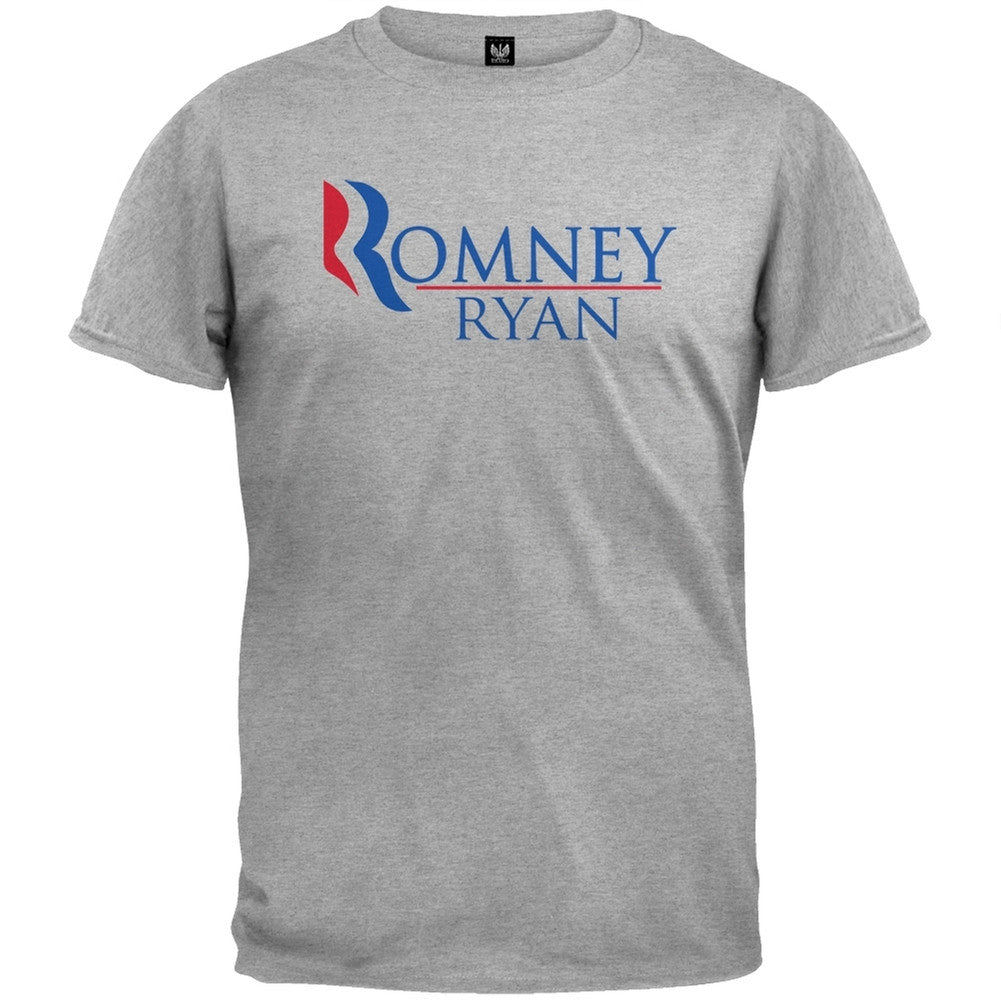 Romney and Ryan White T-Shirt Men's T-Shirts Old Glory   