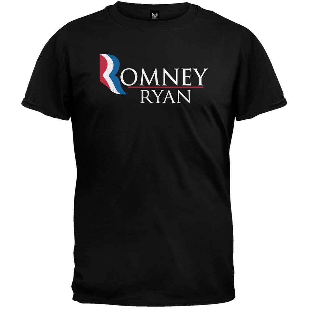 Romney and Ryan Military Green T-Shirt Men's T-Shirts Old Glory   