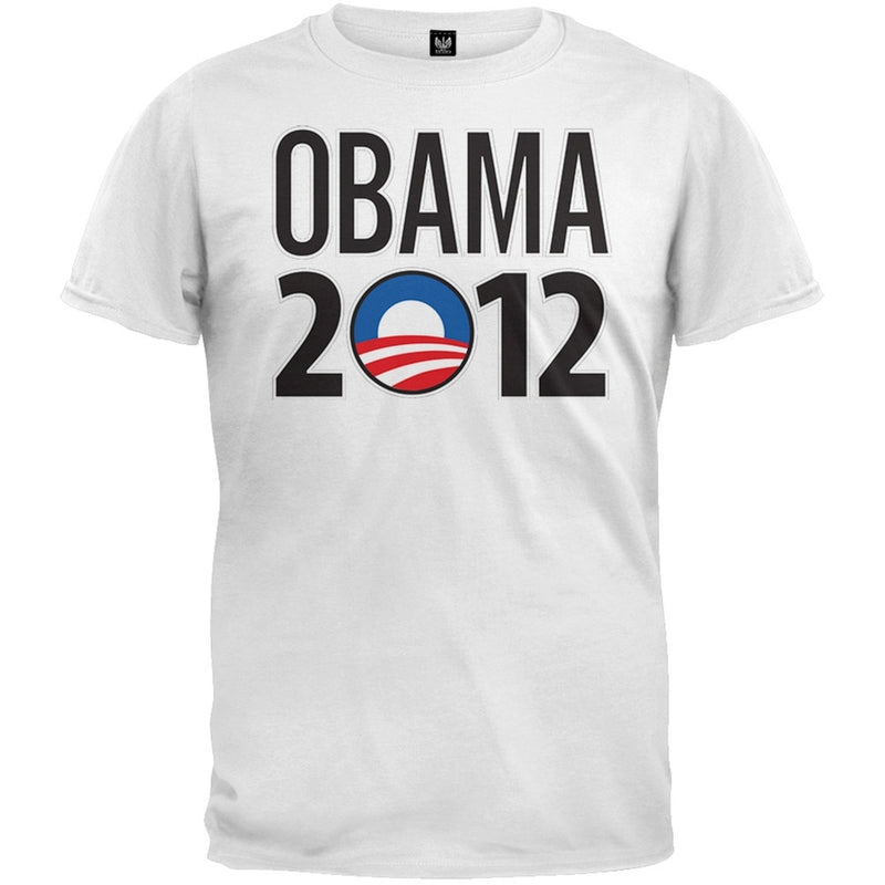 Obama - 2012 Rising Sun Logo Black T-Shirt Men's T-Shirts Old Glory   